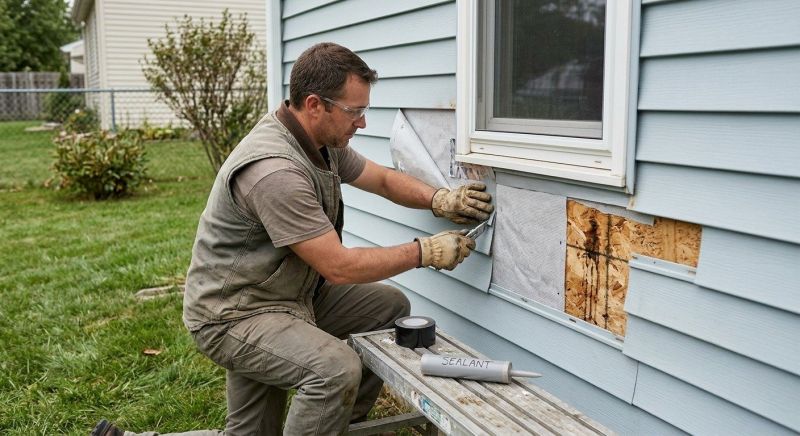 Tin Siding Repair