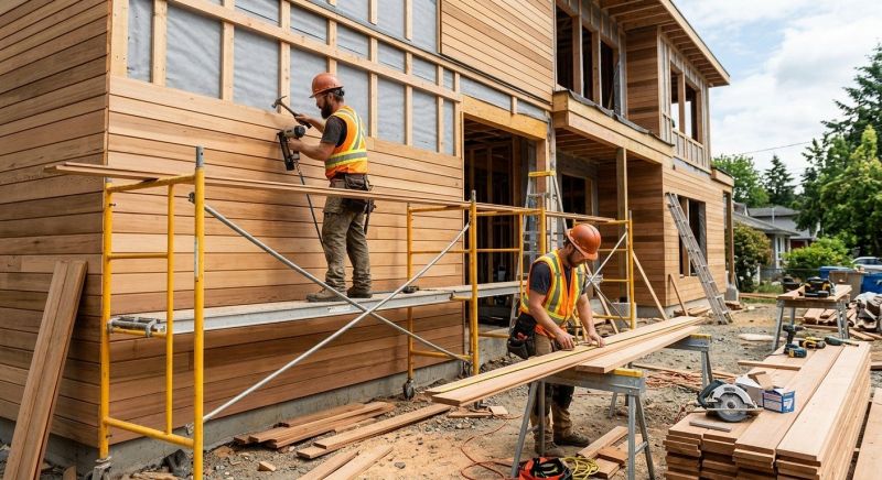 Cedar Cladding Installation in Norwalk, CT