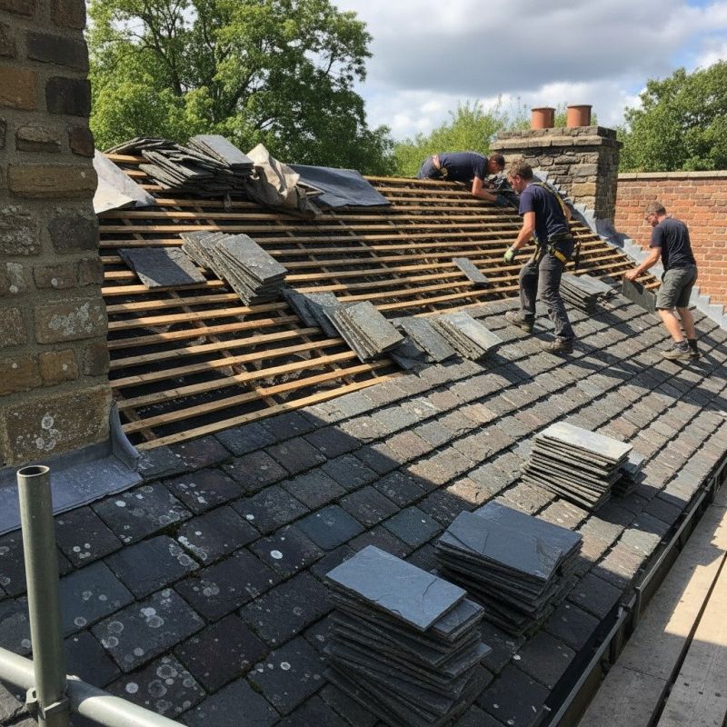 Slate Roof Replacement in Fredericksburg, VA